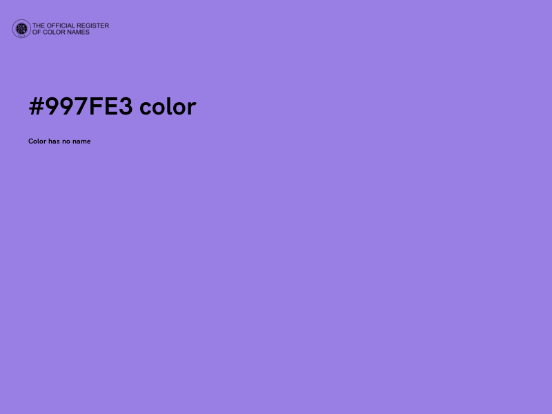 #997FE3 color image