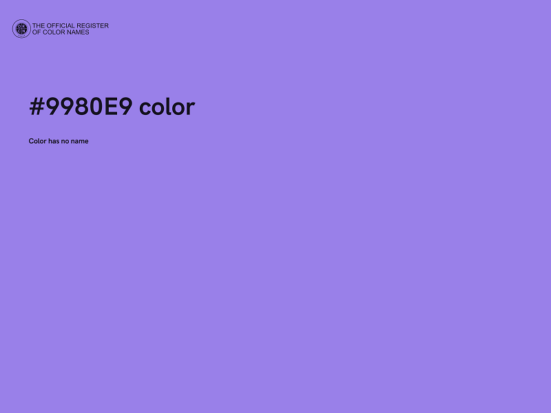 #9980E9 color image