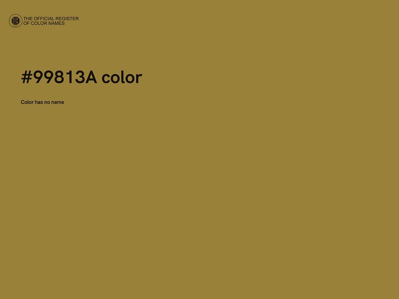 #99813A color image