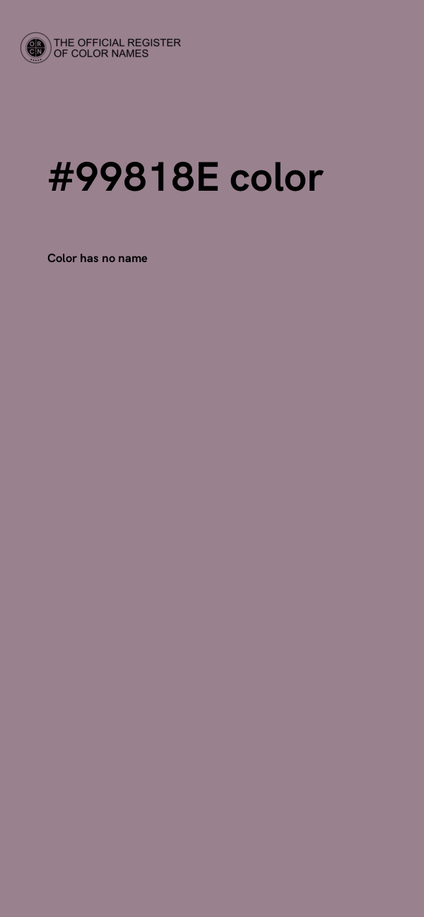 #99818E color image
