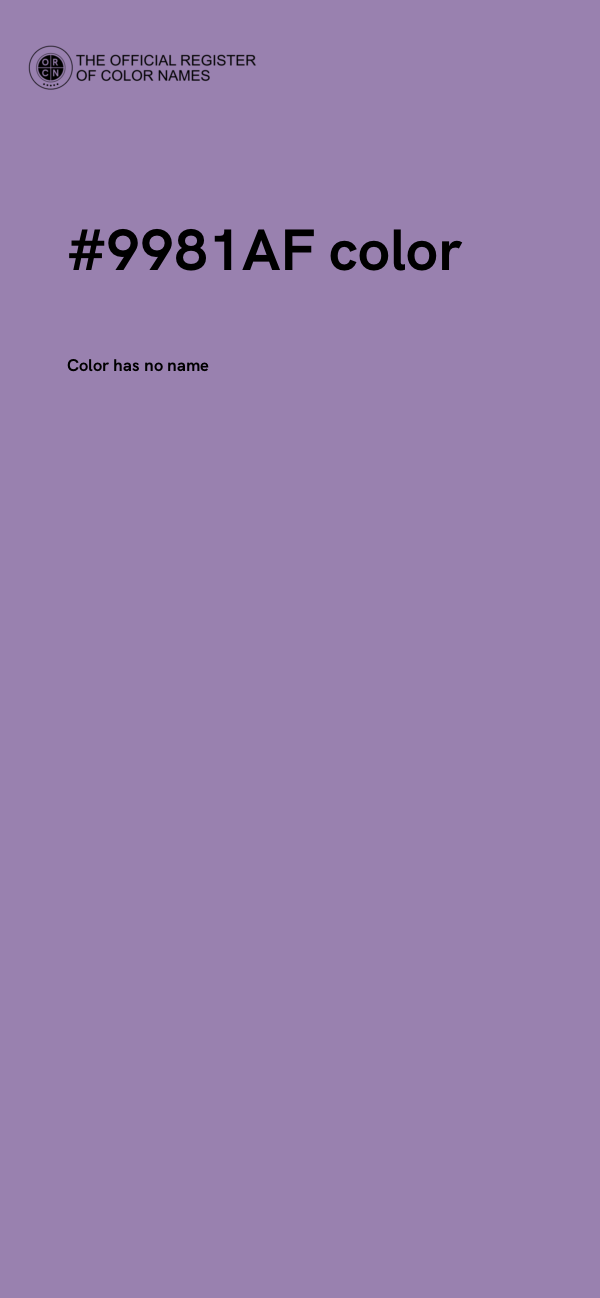 #9981AF color image