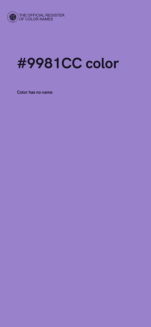 #9981CC color image