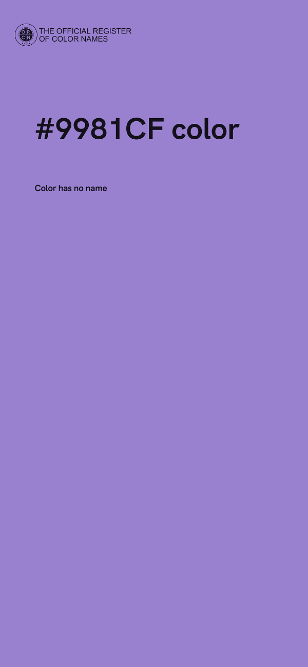 #9981CF color image