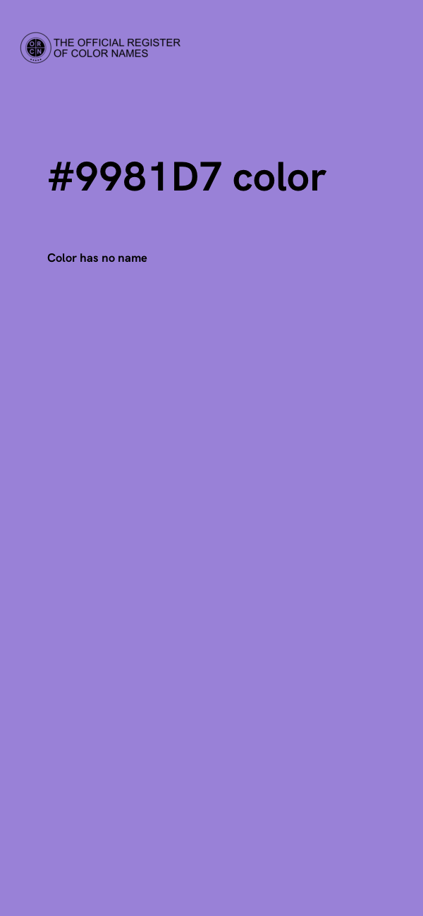 #9981D7 color image