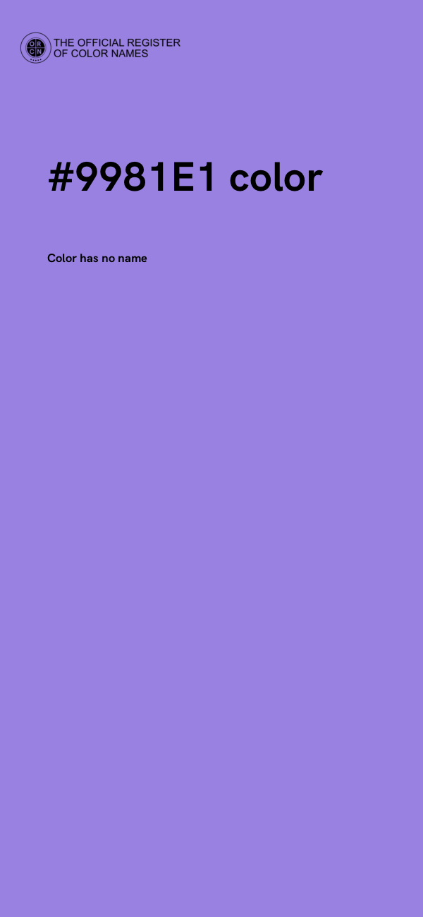 #9981E1 color image