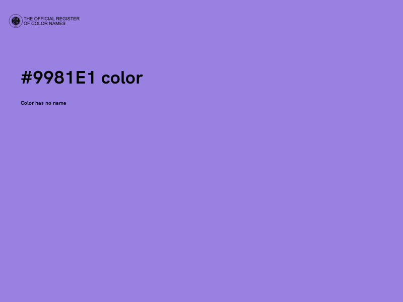 #9981E1 color image
