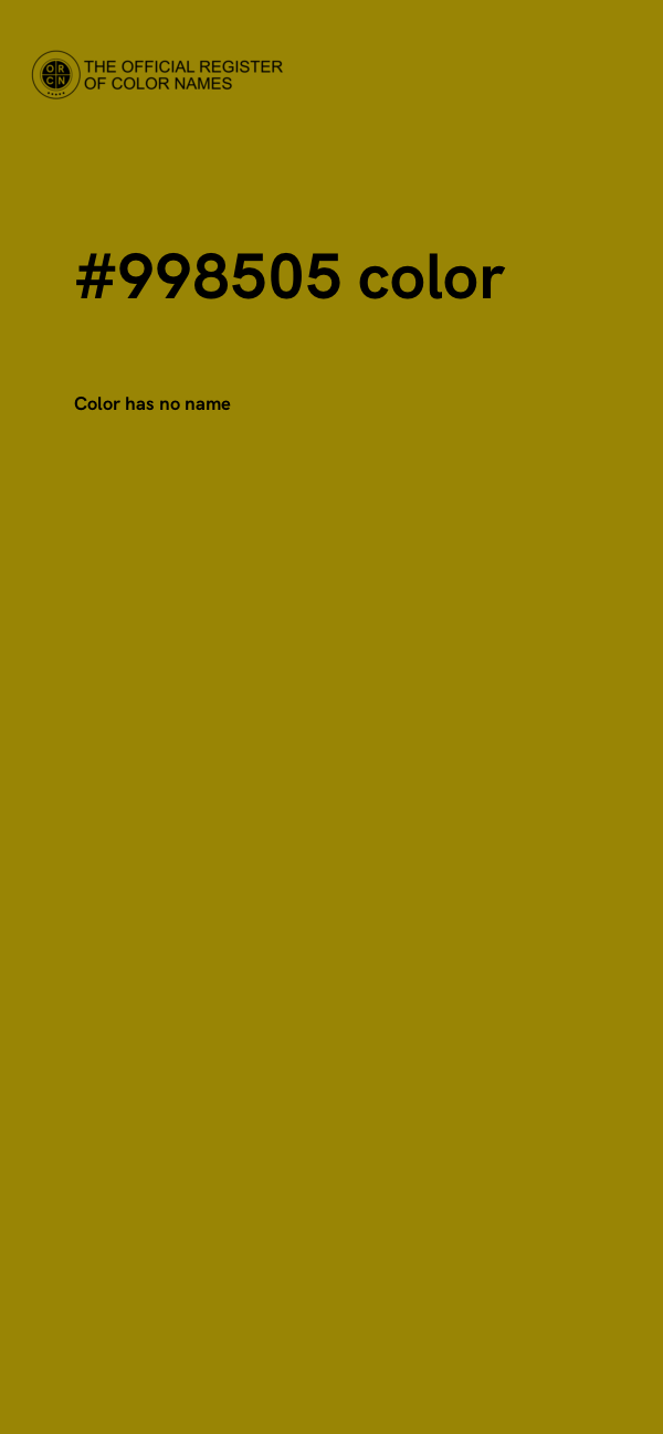 #998505 color image