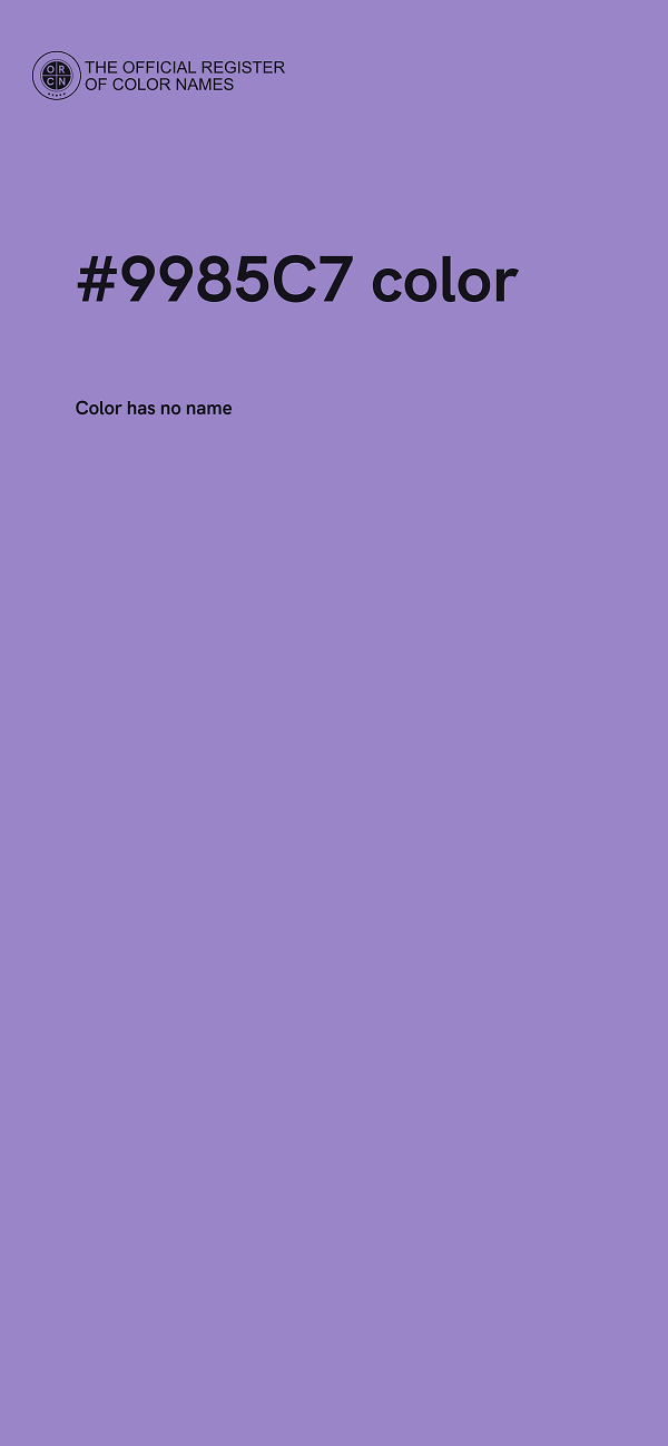#9985C7 color image