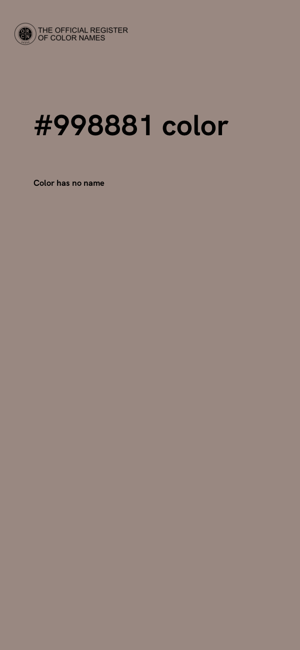 #998881 color image