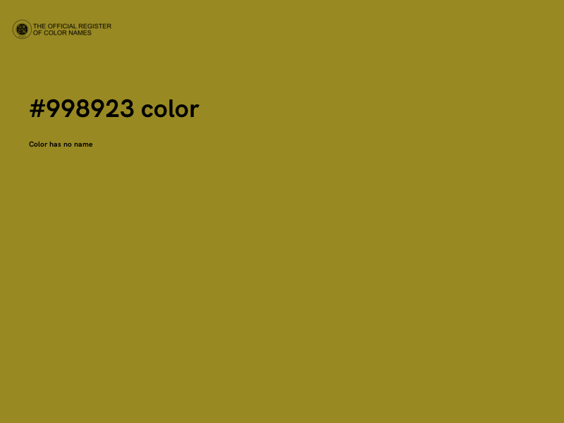 #998923 color image