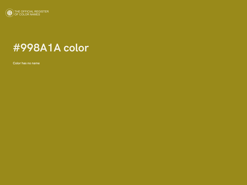 #998A1A color image