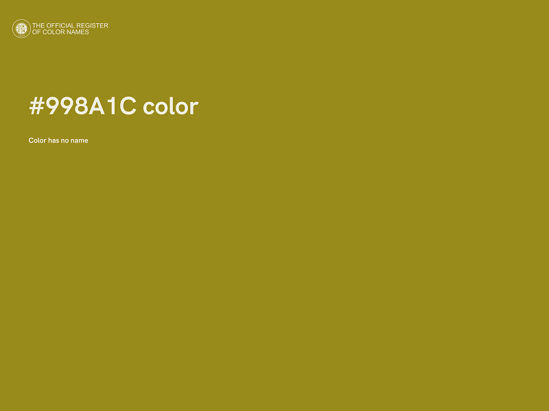#998A1C color image