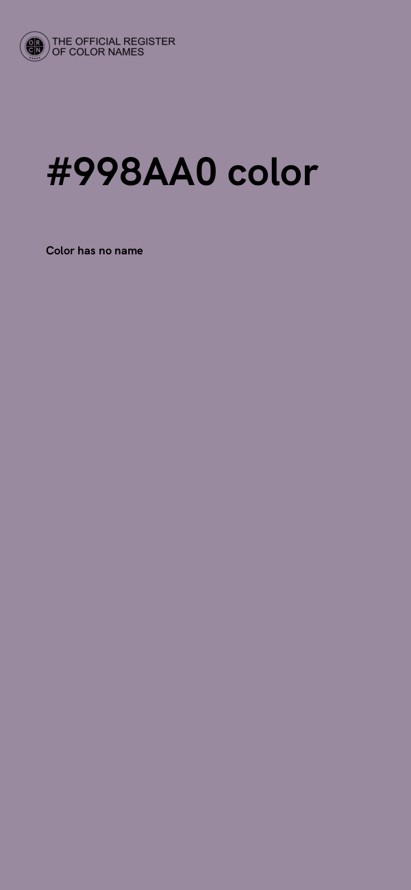 #998AA0 color image