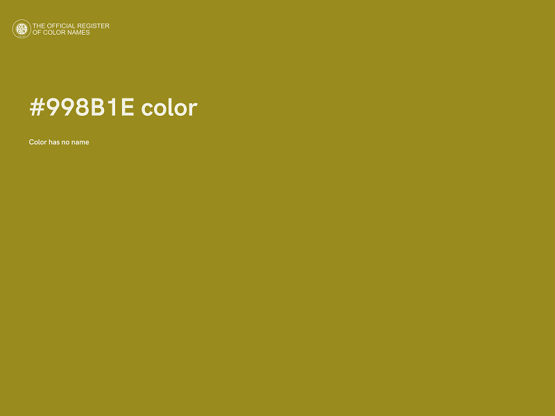 #998B1E color image