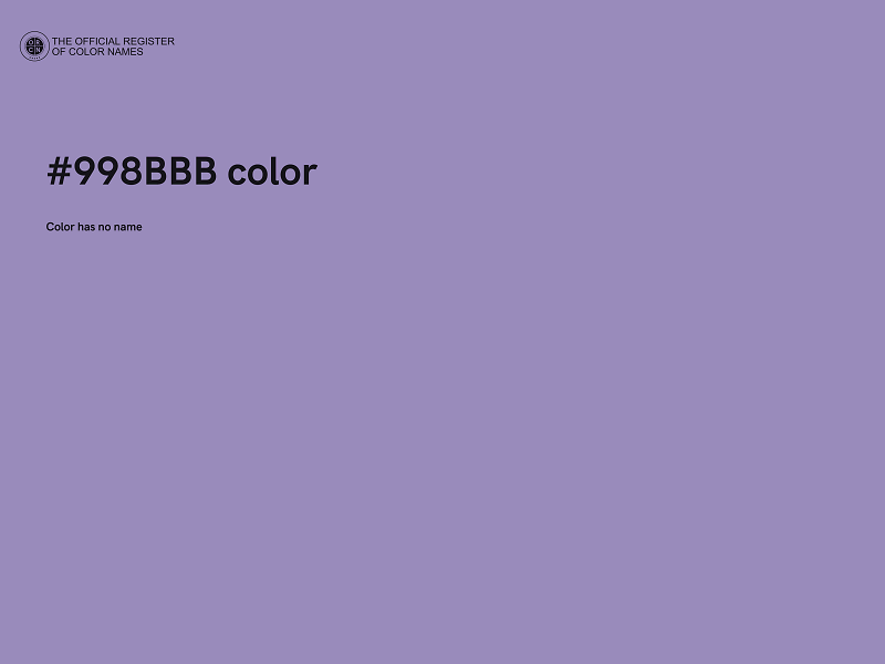 #998BBB color image