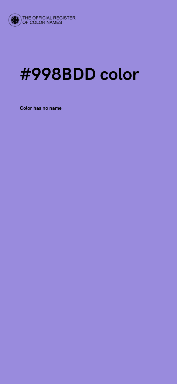#998BDD color image