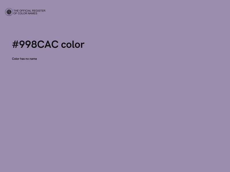 #998CAC color image
