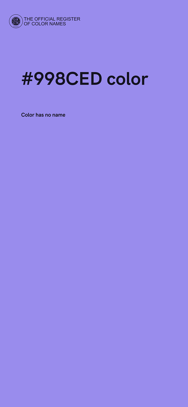 #998CED color image