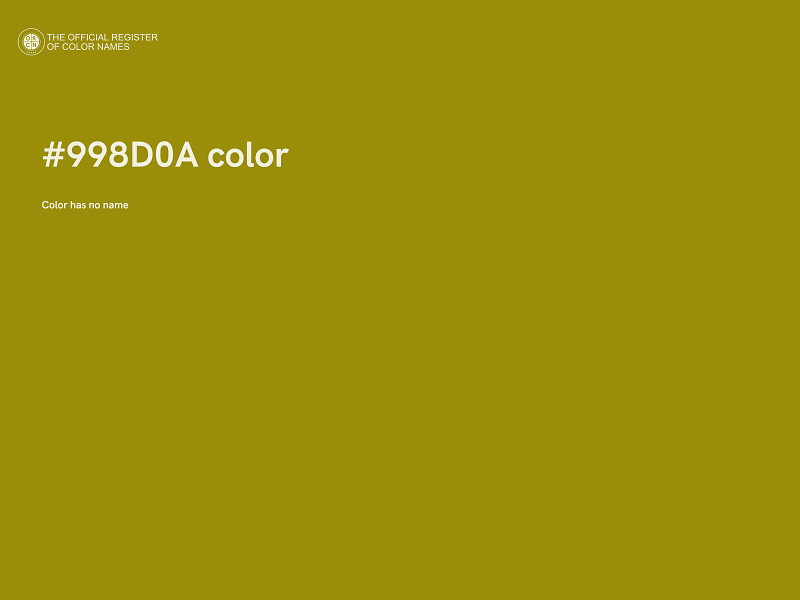 #998D0A color image