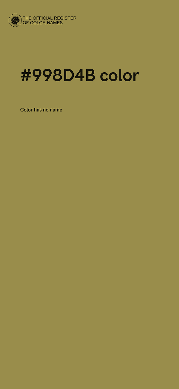 #998D4B color image