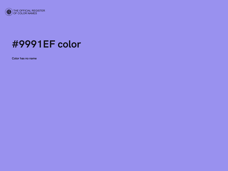 #9991EF color image