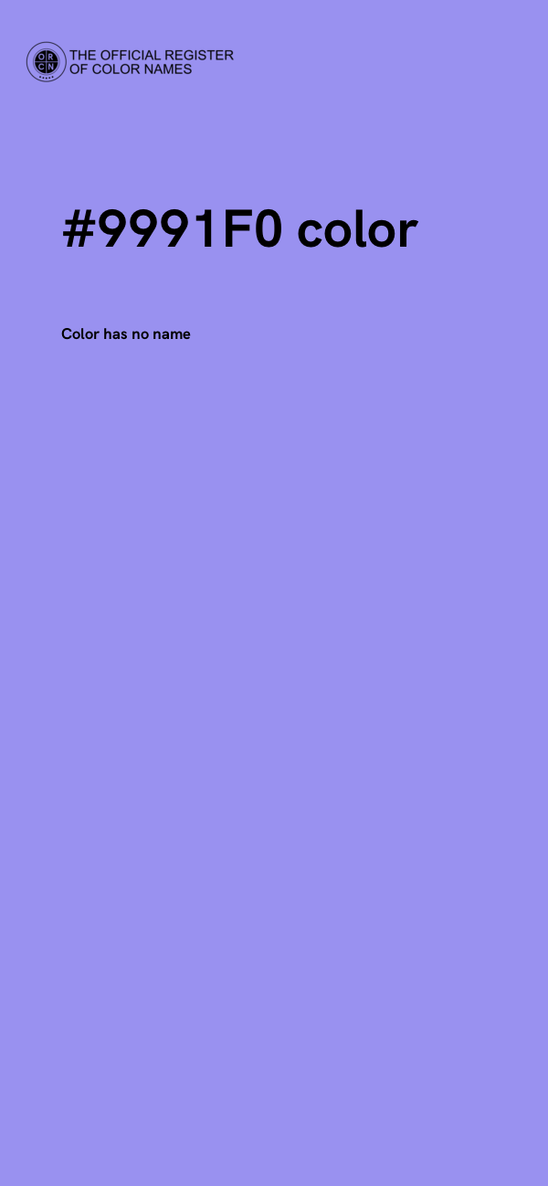 #9991F0 color image