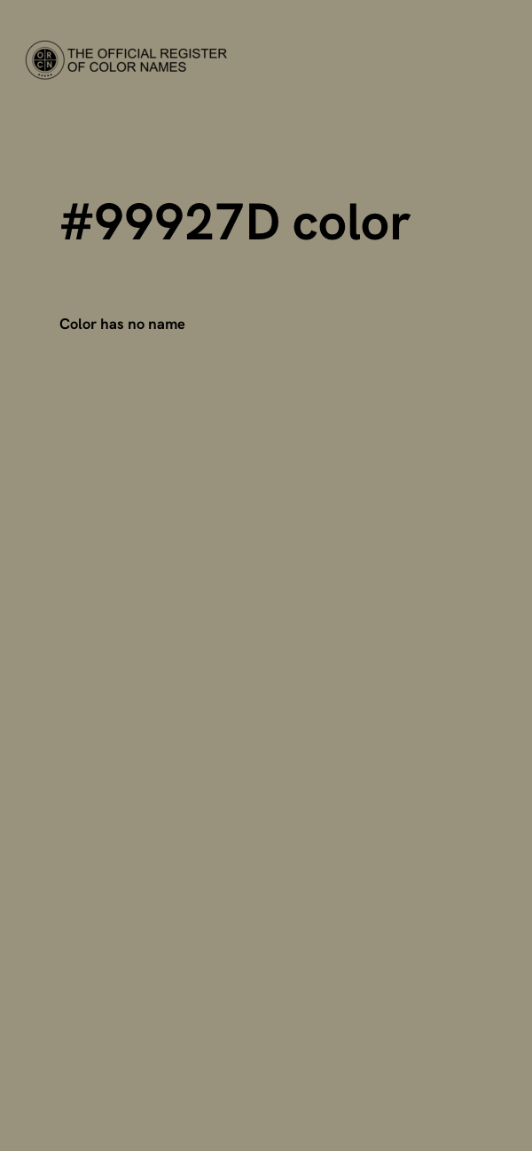 #99927D color image