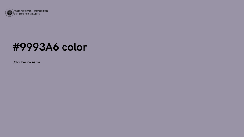 #9993A6 color image