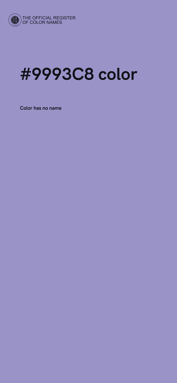 #9993C8 color image
