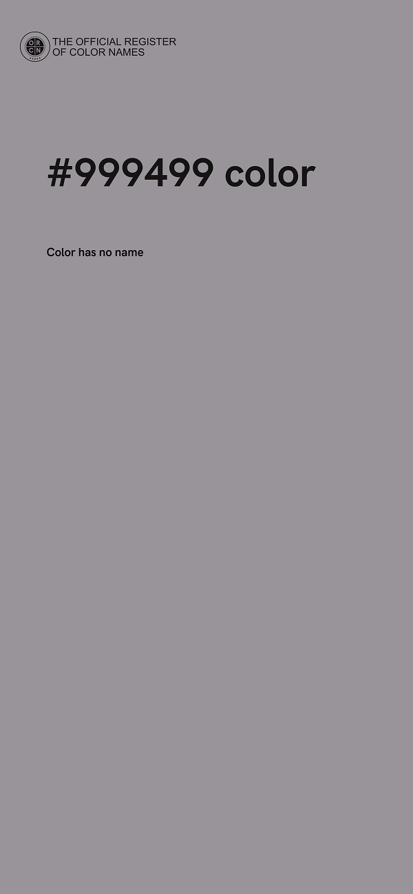 #999499 color image