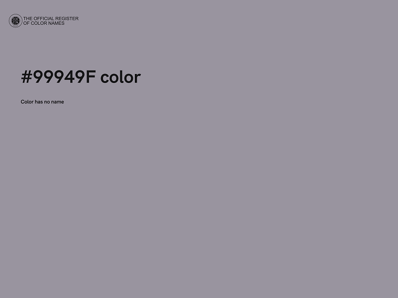#99949F color image