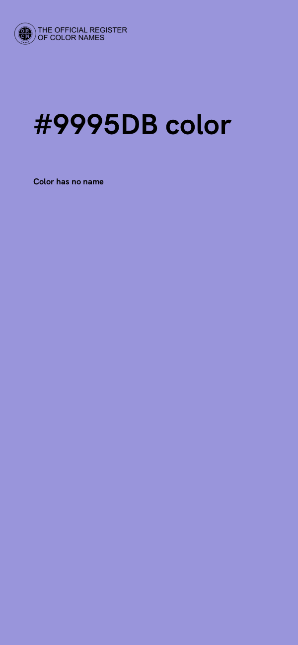 #9995DB color image