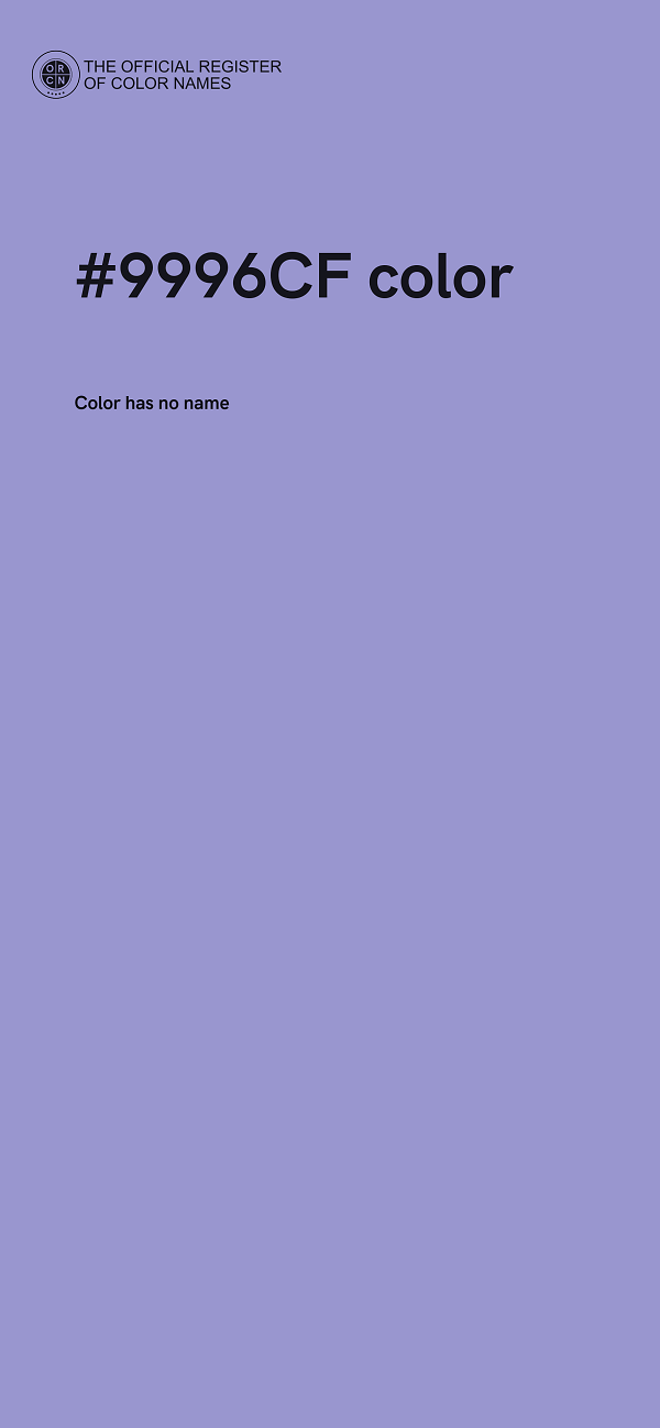#9996CF color image