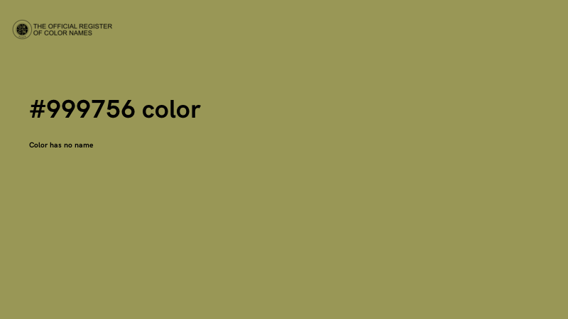 #999756 color image