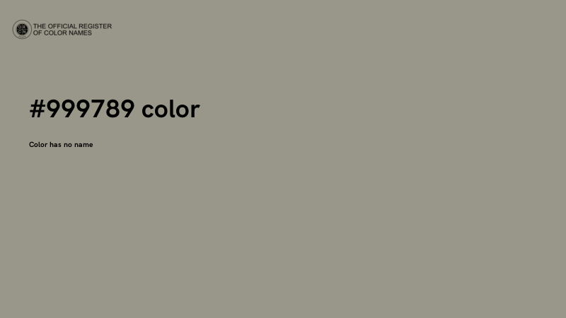 #999789 color image