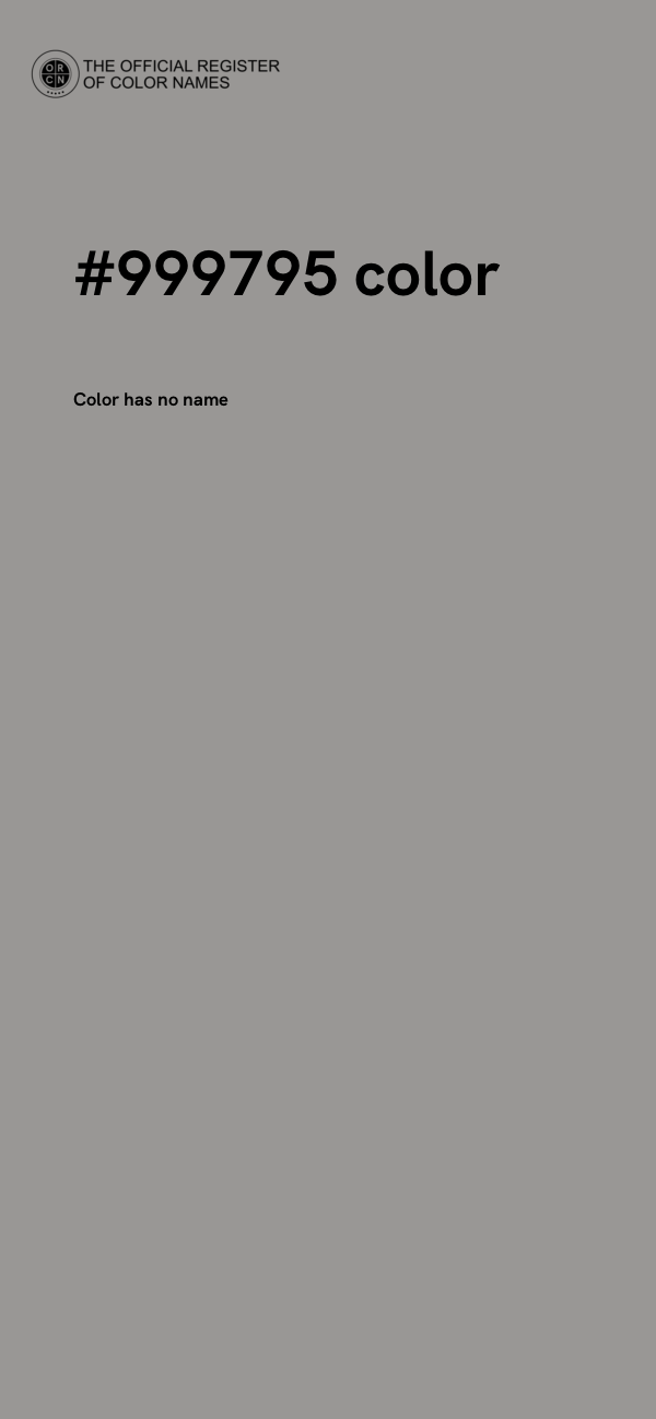 #999795 color image