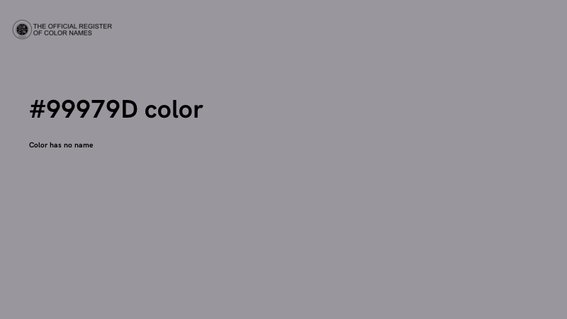 #99979D color image