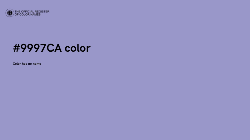 #9997CA color image