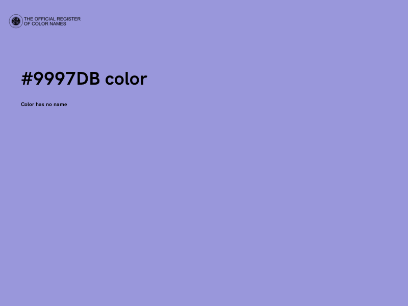 #9997DB color image