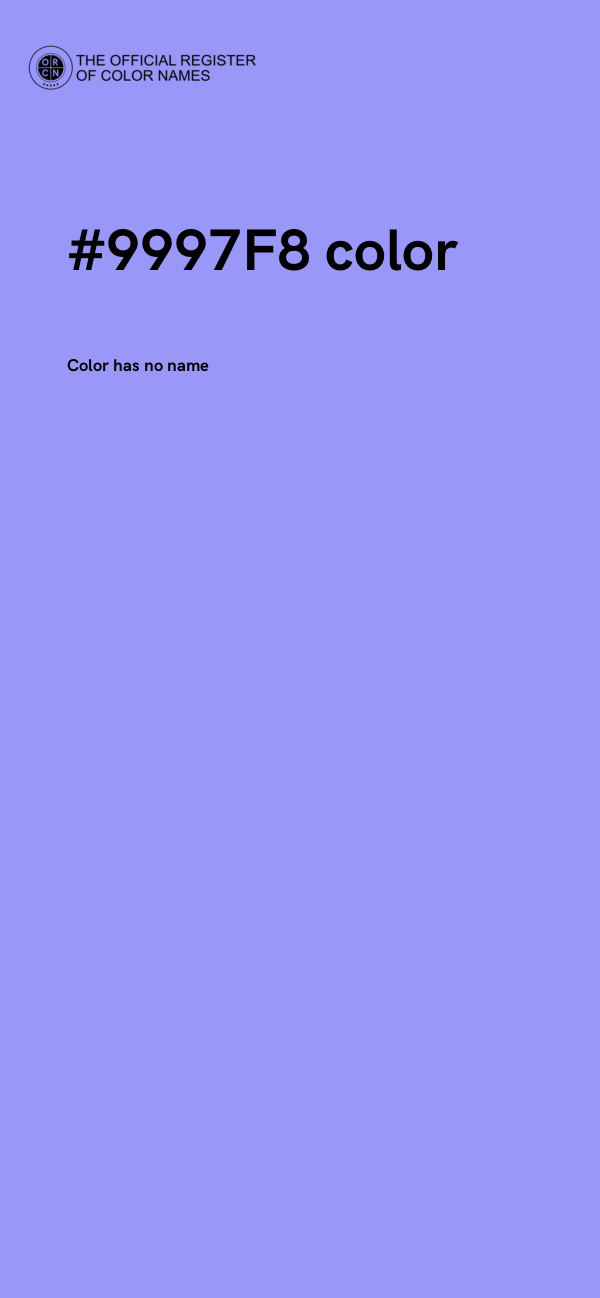 #9997F8 color image
