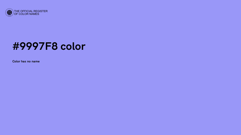 #9997F8 color image