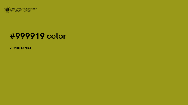 #999919 color image