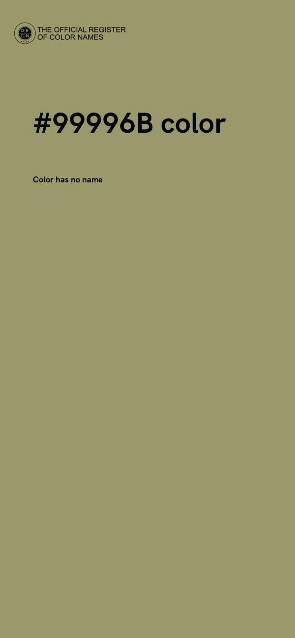 #99996B color image