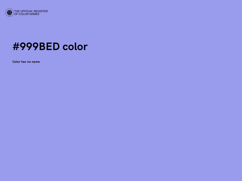 #999BED color image