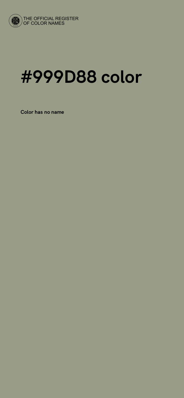 #999D88 color image