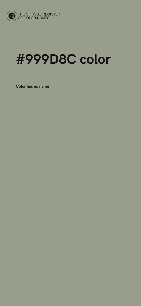 #999D8C color image