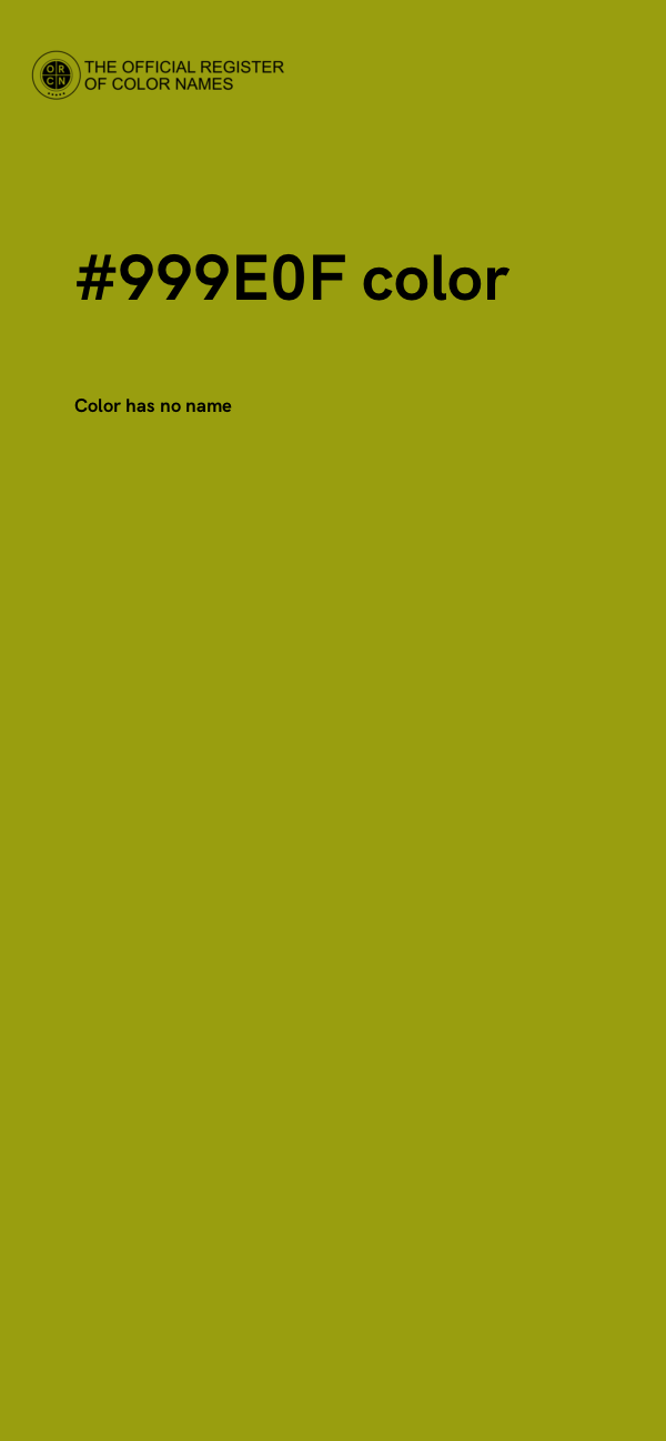 #999E0F color image