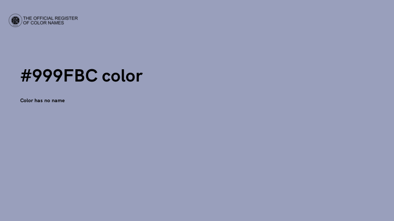 #999FBC color image