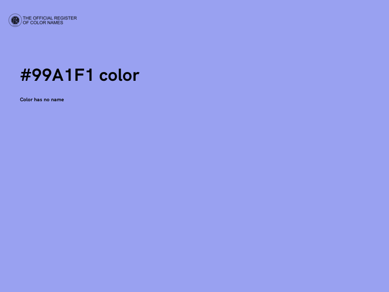 #99A1F1 color image