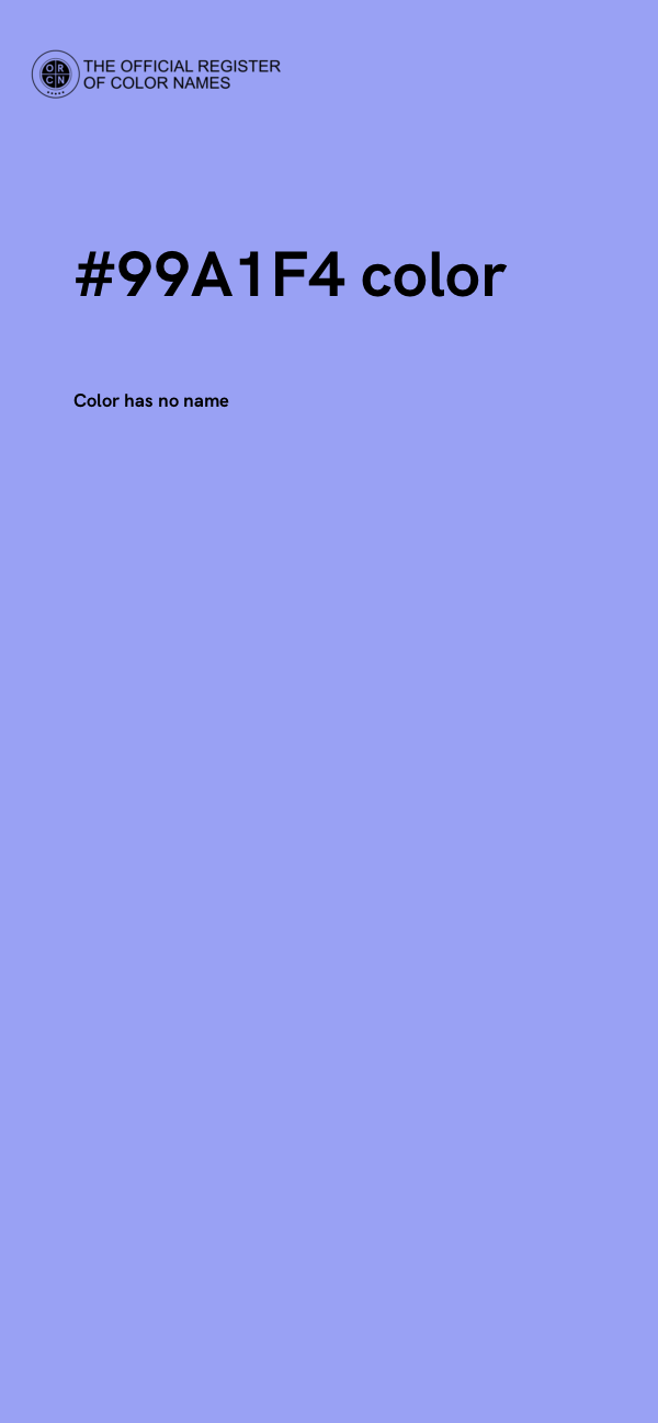 #99A1F4 color image